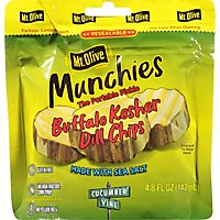 Mt Olive Buffalo Kosher Dill Chips In Pouches - 4.8 Fl. Oz. - Image 2