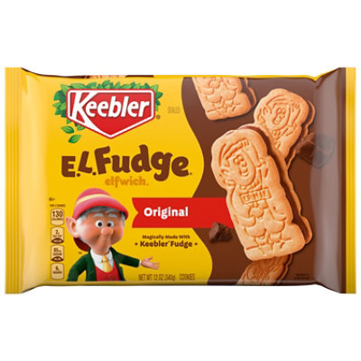 Keebler E.L. Fudge Elfwich Cookies Sandwich Cookies Stuffed with Crème Filling - 12 Oz - Image 1