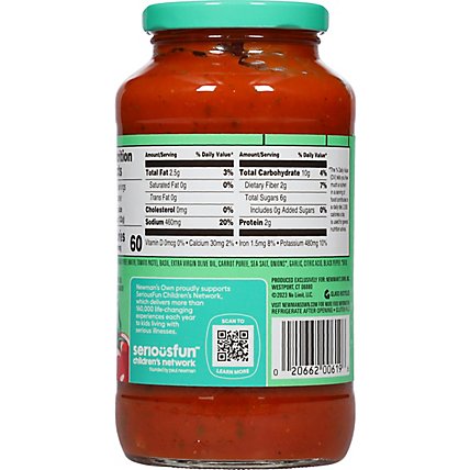 Newmans Own 24 Ounce Tomato & Basil Pasta Sauce - 24 Oz - Image 6