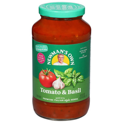 Newmans Own 24 Ounce Tomato & Basil Pasta Sauce - 24 Oz - Image 1