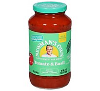 Newmans Own 24 Ounce Tomato & Basil Pasta Sauce - 24 Oz