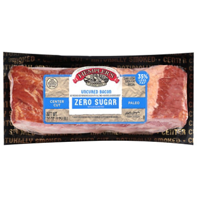 Hempler's Natural Uncured No Sugar Bacon Center Cut - 1.25 Lb