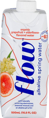 Flow Water Water Alkn Grpfrt Eldflwr - 16.9 Oz - Image 2