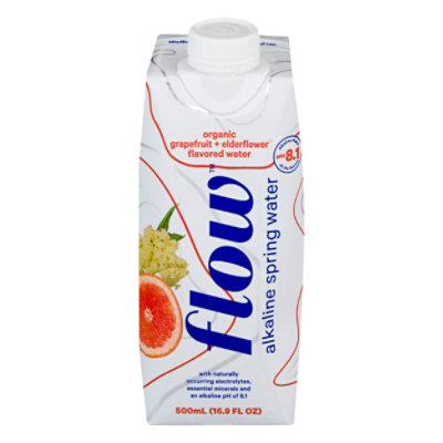 Flow Water Water Alkn Grpfrt Eldflwr - 16.9 Oz - Image 1
