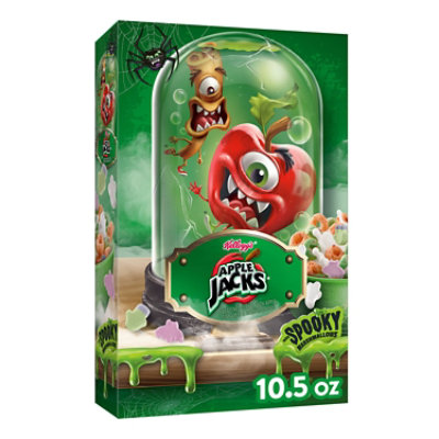 Apple Jacks Breakfast Cereal Original with Spooky Marshmallows - 10.5 Oz - Image 1