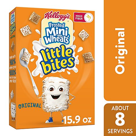Frosted Mini-Wheats Little Bites High Fiber Original Breakfast Cereal - 15.9 Oz