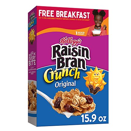 Raisin Bran Fiber Original Crunch Breakfast Cereal - 15.9 Oz - Image 2