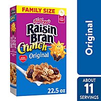 Raisin Bran High Fiber Original Crunch Breakfast Cereal - 22.5 Oz - Image 1