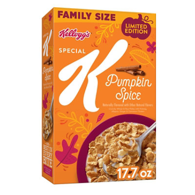 Special K Breakfast Cereal Good Source of Fiber Pumpkin Spice - 12.9 Oz - Image 1