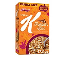 Special K Breakfast Cereal Good Source of Fiber Pumpkin Spice - 12.9 Oz
