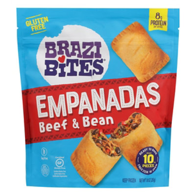 Brazi Bites Empanadas Bean & Beef 10 Count - 10 Oz