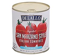 Delallo San Marz Tomatoes Crsh - 28 Oz