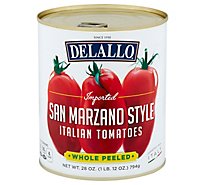 Delallo San Marz Tomatoes Whl - 28 Oz