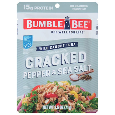 Bumble Bee Light Tuna In Water With Cracked Pepper Spoon In Pouch - 2.5 Oz - Image 3