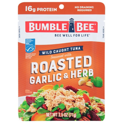 Bumble Bee Light Tuna In Water With Roasted Herb Spoon In Pouch - 2.5 Oz