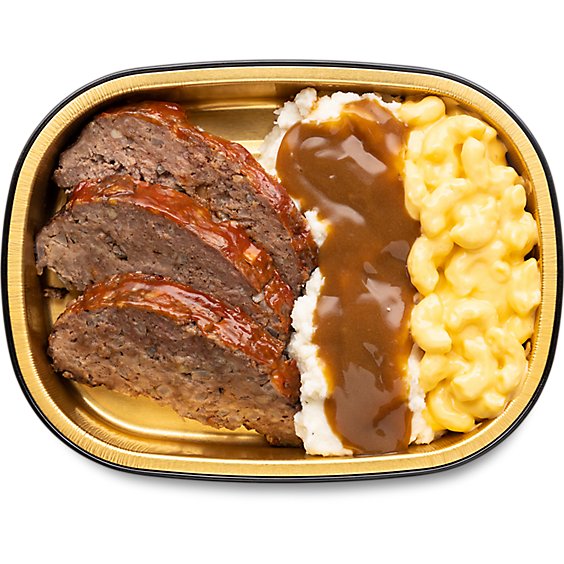 ReadyMeal Small Meal Meatloaf Mac & Cheese & Potato