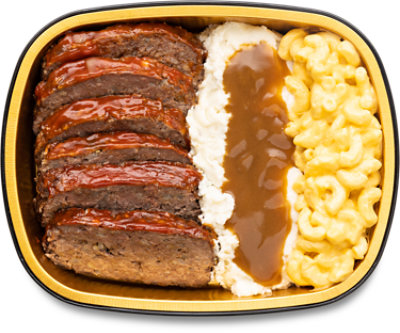 ReadyMeal Medium Meal Meatloaf Mac & Cheese & Potato