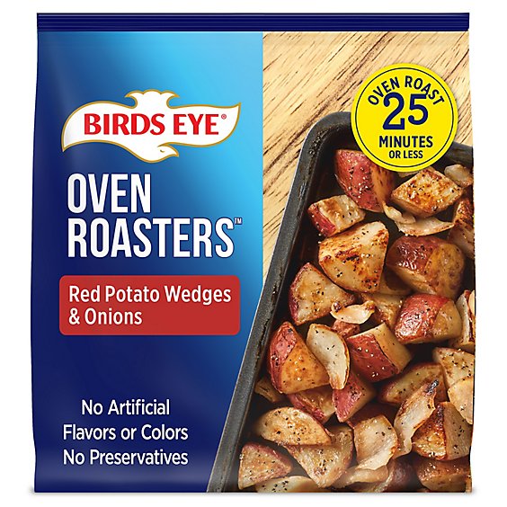 Birds Eye Oven Roasters Seasoned Red Potato Wedges & Onions Frozen Vegetables - 15 Oz