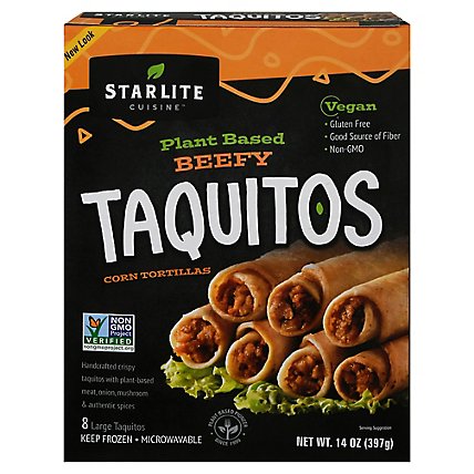 Starlite  Taquito Vegan Soy Beef Styl - 14 Oz - Image 3