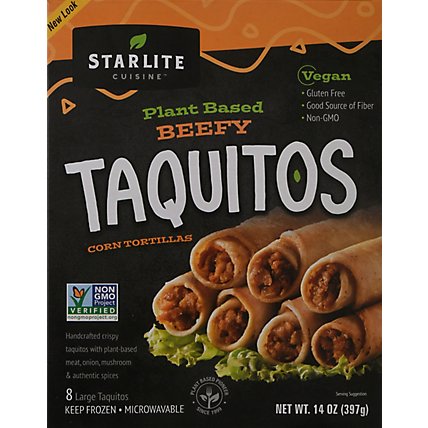Starlite  Taquito Vegan Soy Beef Styl - 14 Oz - Image 2