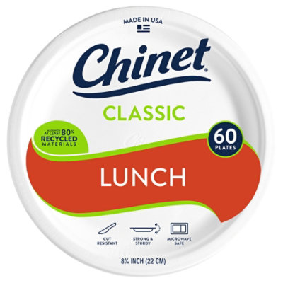 Chinet Cw Lunch Plate - 60 Count - Image 2