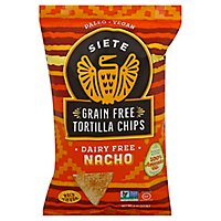 Siete Grain Free Nacho Tortilla Chips - 4 Oz - Image 1