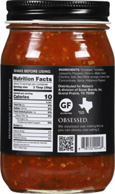Mateos Go Salsa Cantina Style - 16 Oz - Image 5