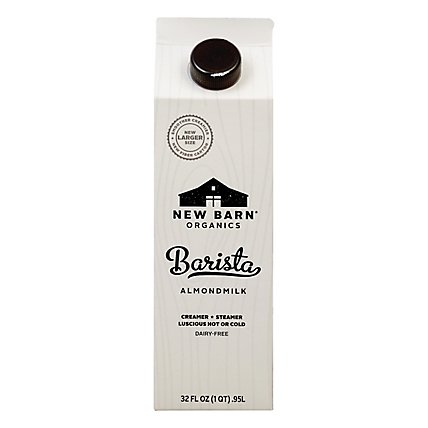 New Barn Barista Almond Milk - 32 Fl. Oz. - Image 3