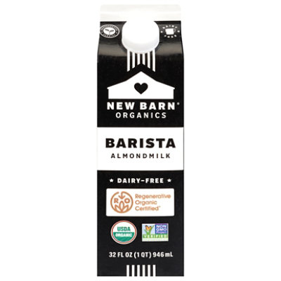New Barn Barista Almond Milk - 32 Fl. Oz. - Image 2