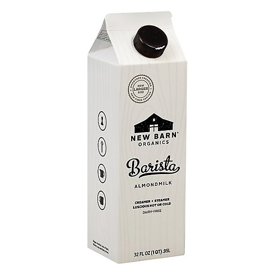 New Barn Barista Almond Milk - 32 Fl. Oz.