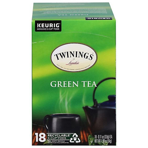 Twinings Green Tea K-Cups - 18 Count