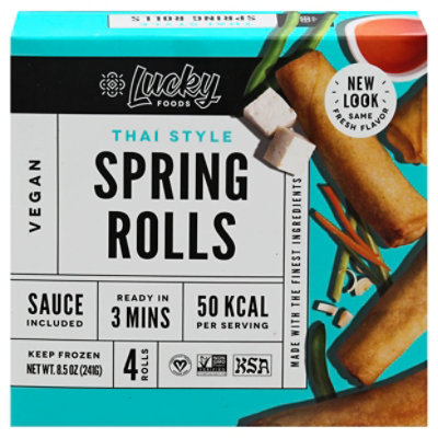Lucky Thai Style Spring Rolls - 8.5 Oz - Image 2