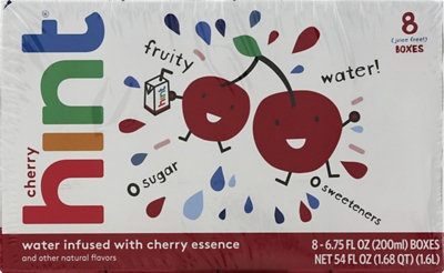 hint Kids Water Infused Cherry - 8-6.75 Fl. Oz. - Image 1