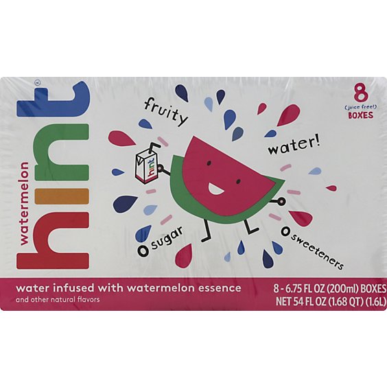 hint Kids Water Infused Watermelon - 8-6.75 Fl. Oz.