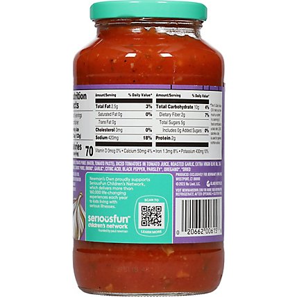 Newmans Own Roasted Garlic Pasta Sauce - 24 Oz - Image 6