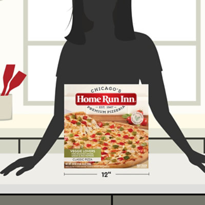 Home Run Inn 12 Inch Classic Veggie Lovers Pizza - 30 Oz - Image 2