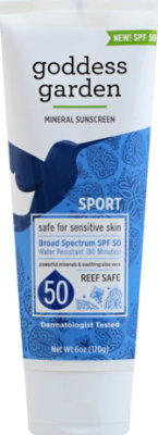 Goddess Garden Sunscreen Sport Spf 50 - 6 Oz - Image 2