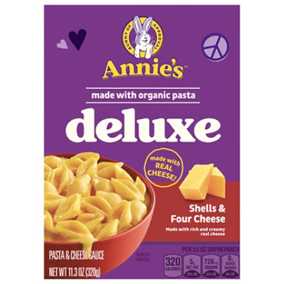 Annies Dlx Mac Cheese Four Cheese - 11.3 Oz - Image 3