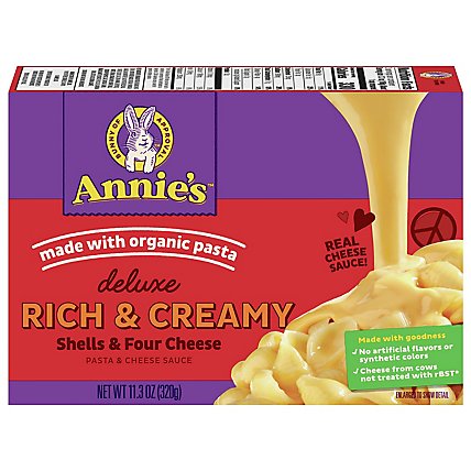 Annies Dlx Mac Cheese Four Cheese - 11.3 Oz - Image 2