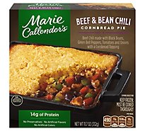 Marie Callenders Cornbread Pie Beef & Bean Chili - 11.7 Oz