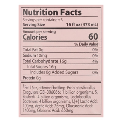 Gts Kombucha Hibiscus Ginger - 48 Fl. Oz. - Image 4