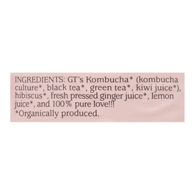 Gts Kombucha Hibiscus Ginger - 48 Fl. Oz. - Image 5