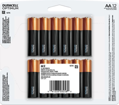 Duracell Optimum AA Alkaline Batteries - 12 Count - Image 6