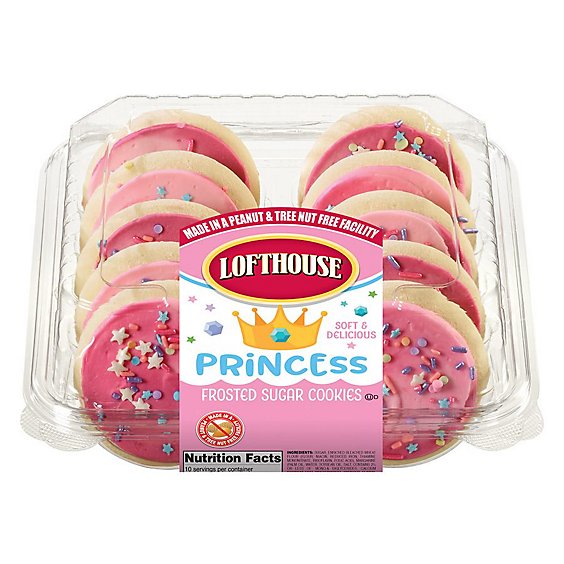 Lofthouse Princess Frosted Sugar Cookies - 13.5 Oz