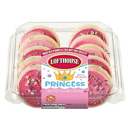 Lofthouse Princess Frosted Sugar Cookies - 13.5 Oz - Image 1