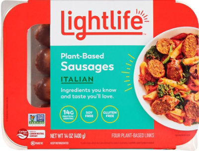 Lightlife Sausage Italian Free Gluten - 14 Oz - Image 2