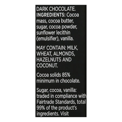 Divine Ch Choc Bar Dark 85 - 3 Oz - Image 4