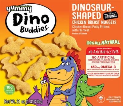 Yummy Dinosaur Chicken Breast Nuggets - 21 Oz - Image 5