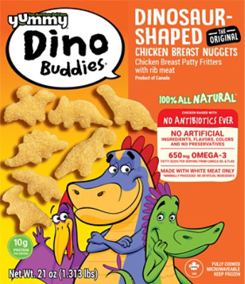 Yummy Dinosaur Chicken Breast Nuggets - 21 oz - Image 2