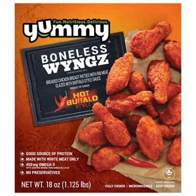 Yummy Hot Buffalo Boneless Wyngz - 20.2 Oz - Image 3